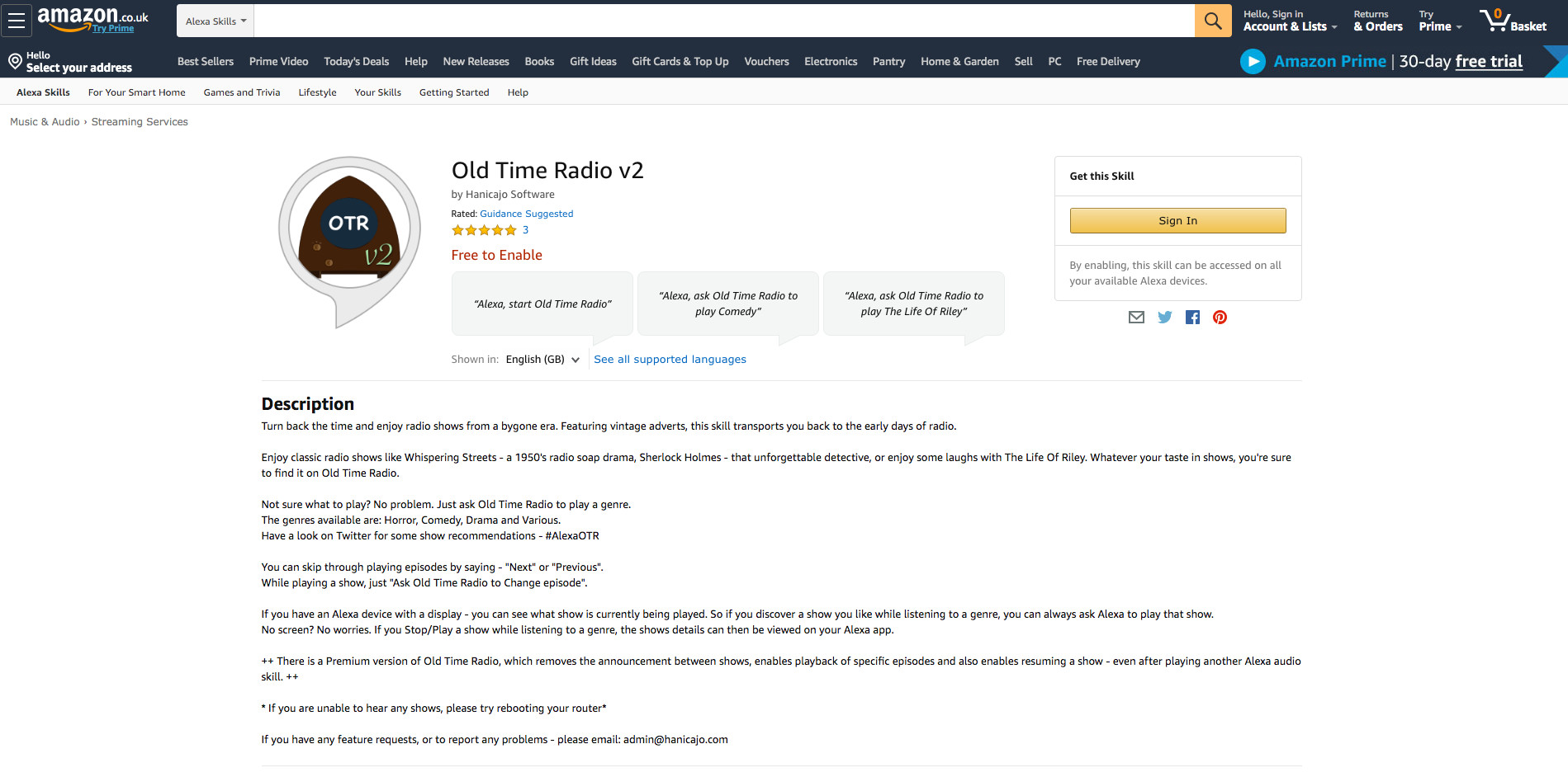Old Time Radio v2 Old Time Radio v2